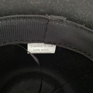 Adjustable Black wool hat